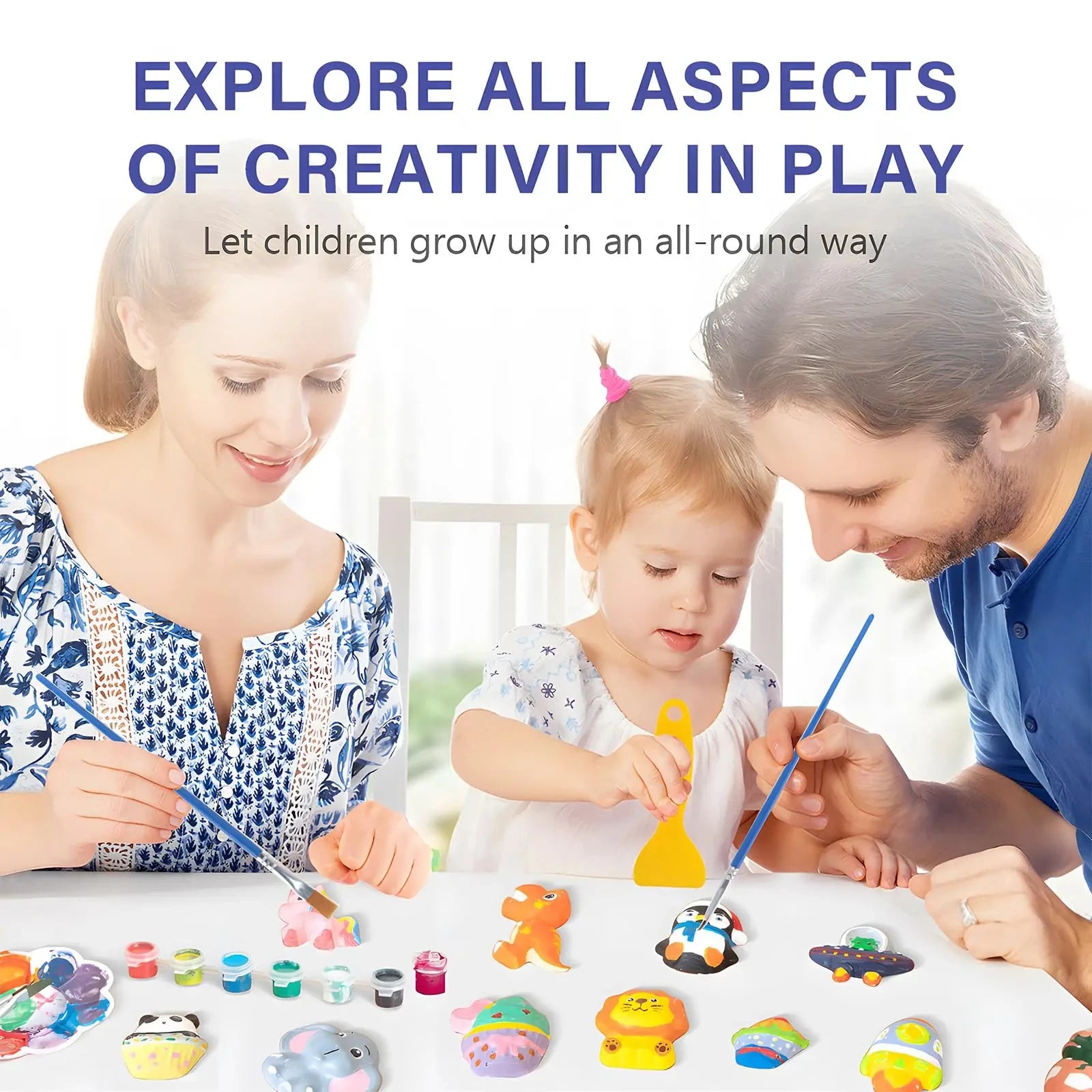 DIY Dinosaur Space Painting Craft Kit Educational Art Set for Kids
