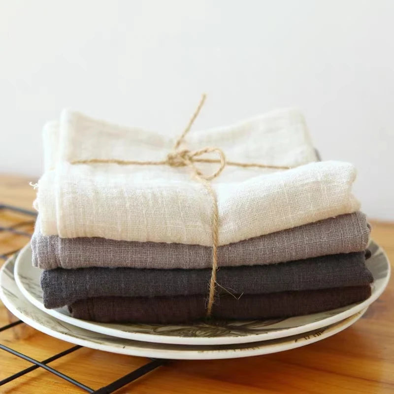 Organic Linen Cotton Fabric for DIY Sewing and Patchwork Crafts
