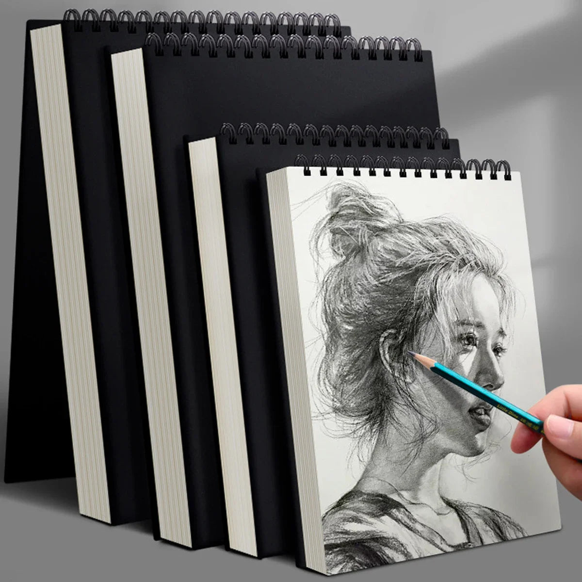 30-Sheet Spiral Sketch Book Acid Free Drawing Pad for Artists