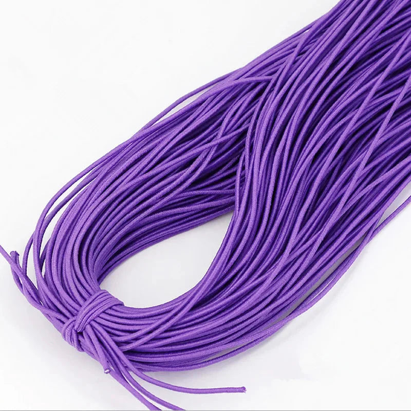 Elastic Thread for Jewelry Making - 1.0mm to 2.5mm, 10 Yards, DIY Beaded Crafting Sewing Accessories