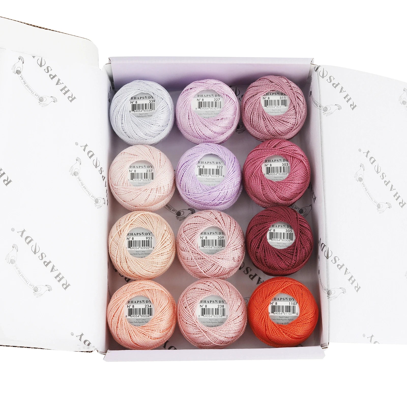 Pearl Cotton Crochet Thread for Embroidery Sewing and Needlework Crafts