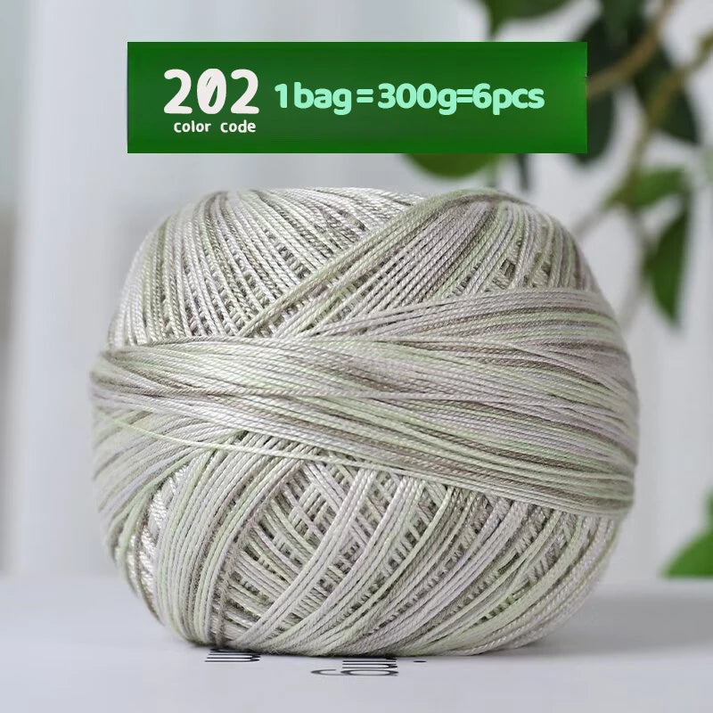 Fine Lace Crochet Yarn for Summer Knitting and DIY Crafts
