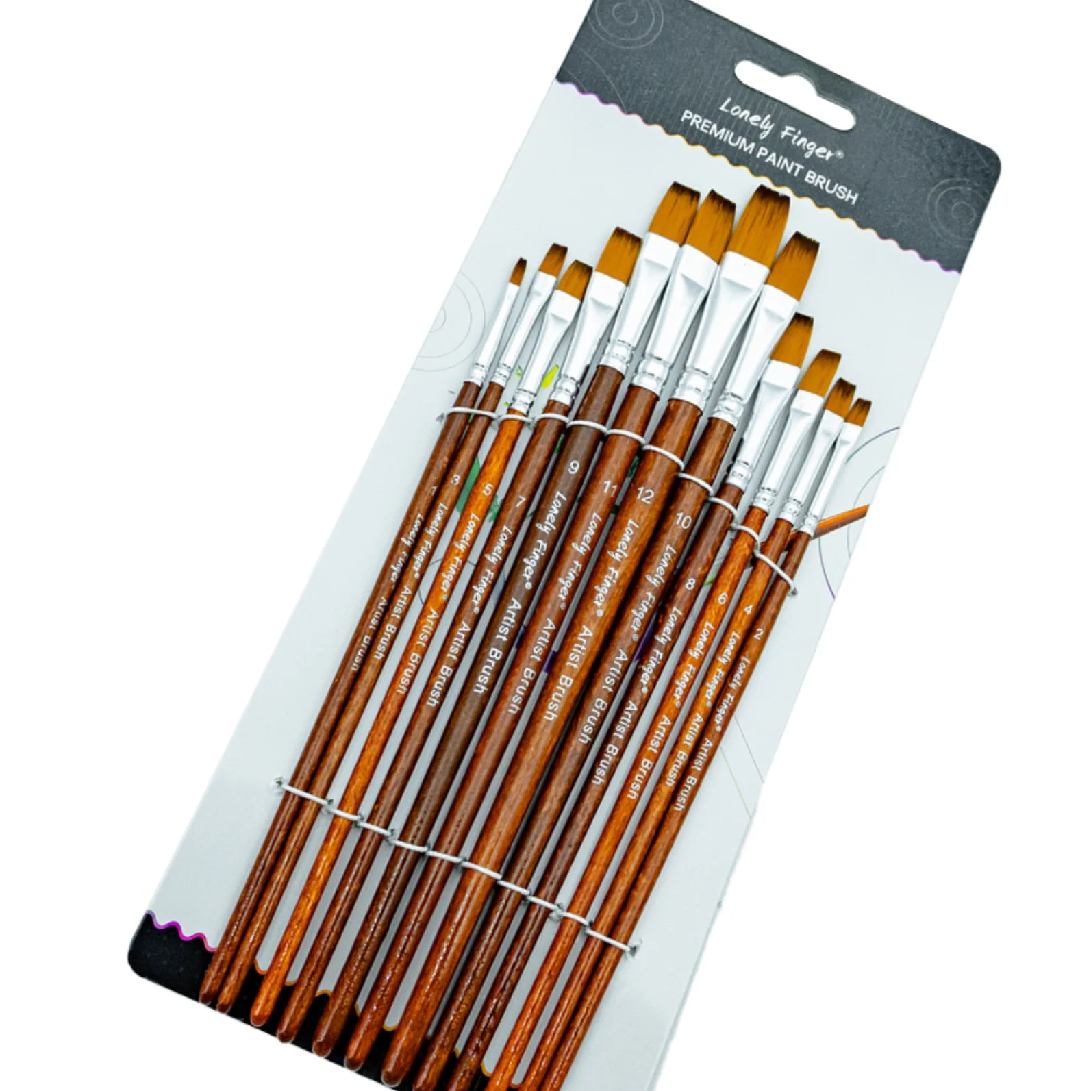 Professional Nylon Paint Brush Set for Acrylic Watercolor and Oil