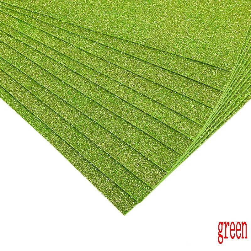 Glitter Foam Paper Sheets for DIY Crafts and Handmade Projects