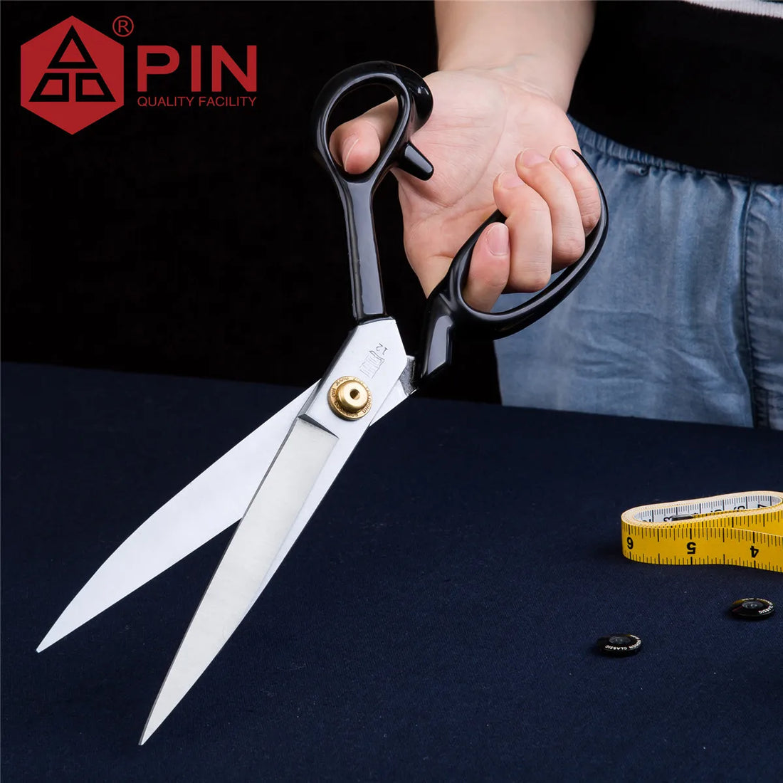 Professional Tailor Scissors for Fabric Leather and Denim Cutting Tools