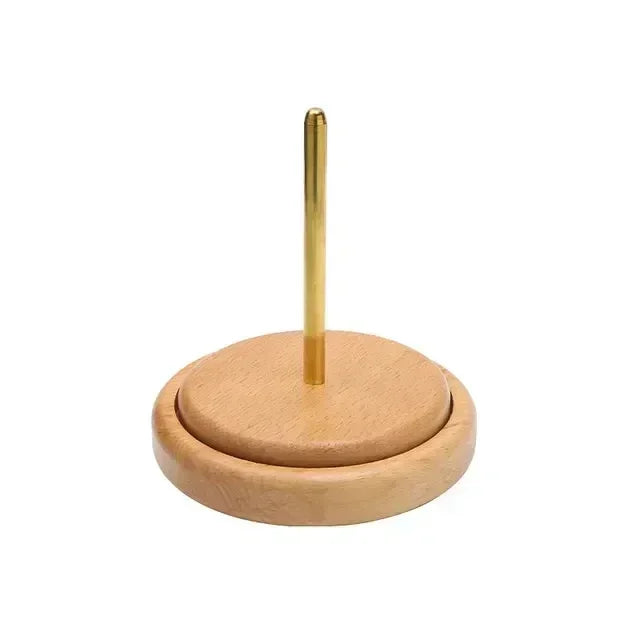 Wooden Yarn Holder Stand for Crochet Knitting Sewing Thread Tools