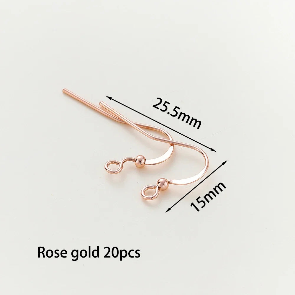 20pc Gold Plated Earring Wires & Hook Findings Set | 6 Styles | DIY Jewelry Making