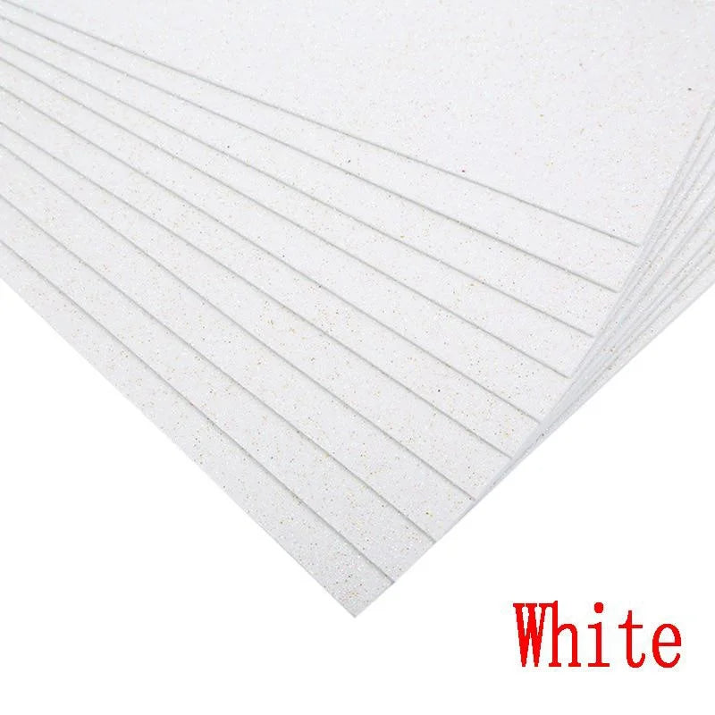Glitter Foam Paper Sheets for DIY Crafts and Handmade Projects