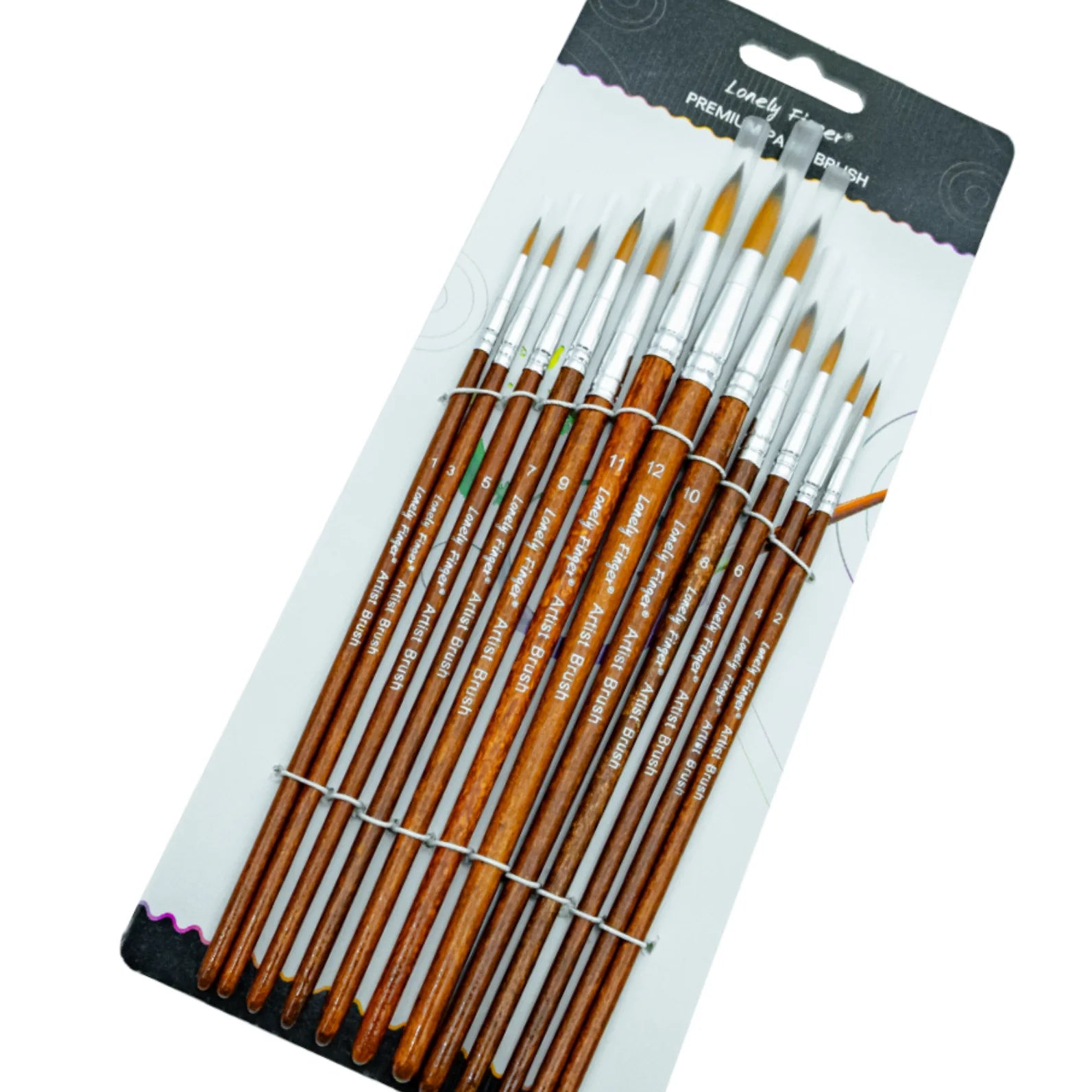 Professional Nylon Paint Brush Set for Acrylic Watercolor and Oil