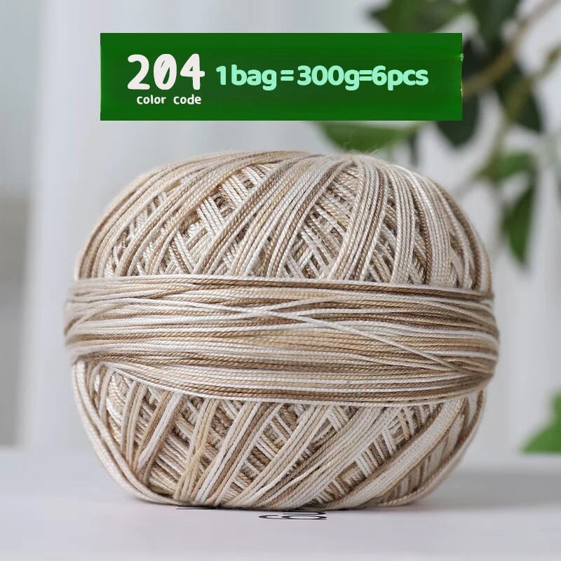 Fine Lace Crochet Yarn for Summer Knitting and DIY Crafts