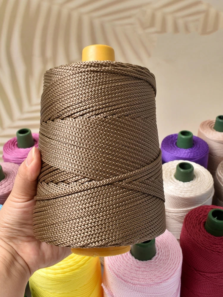 Summer Ice Rope Crochet Yarn for DIY Bags and Hats Crafts