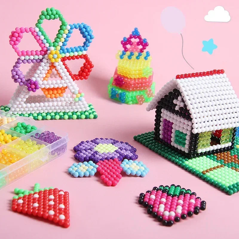 Magic Water Fuse Beads DIY Craft Set for Kids Educational Fun