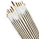 Professional Nylon Paint Brush Set for Acrylic Watercolor and Oil