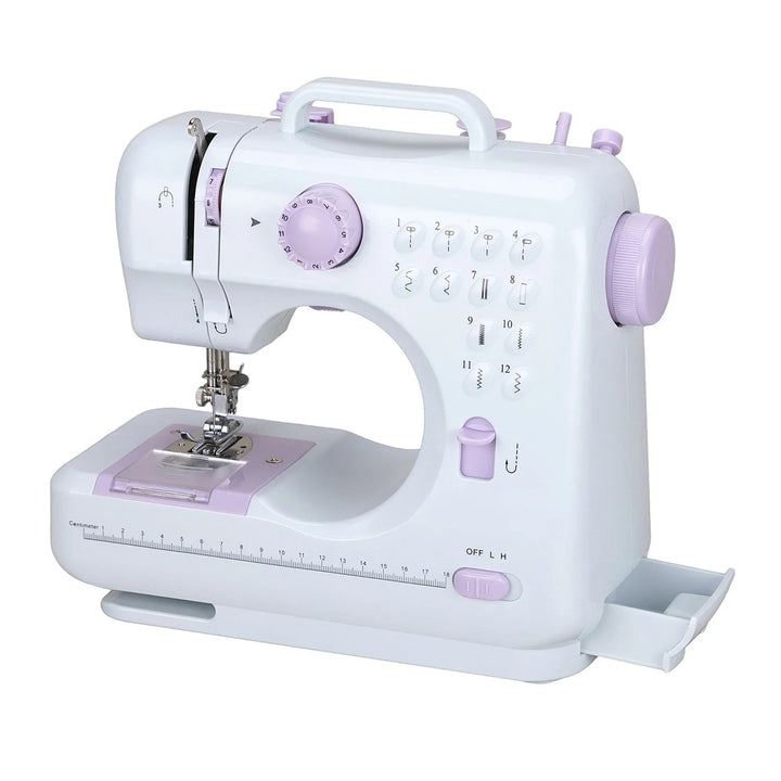 12 Stitch Mini Electric Sewing Machine for Home Use