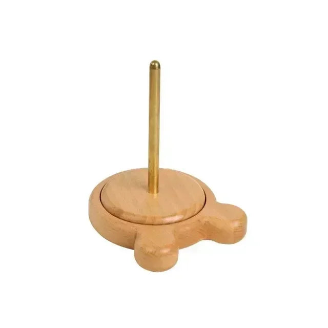Wooden Yarn Holder Stand for Crochet Knitting Sewing Thread Tools