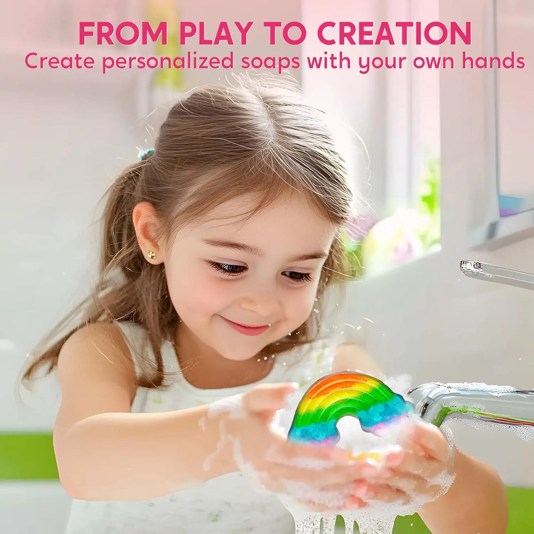 Unicorn Soap Making Craft Kit for Kids STEM DIY Gift Fun