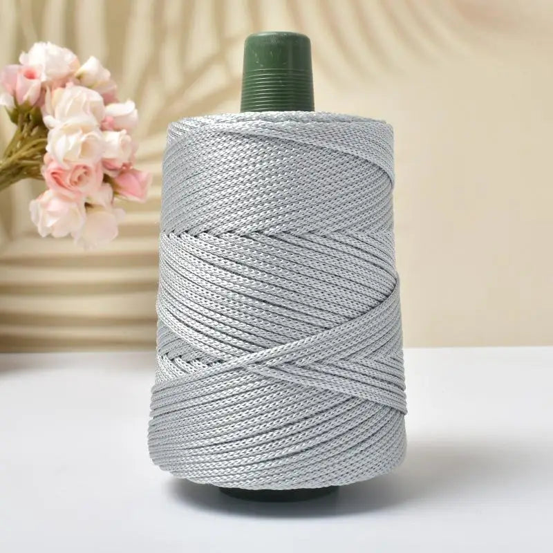 Summer Ice Rope Crochet Yarn for DIY Bags and Hats Crafts