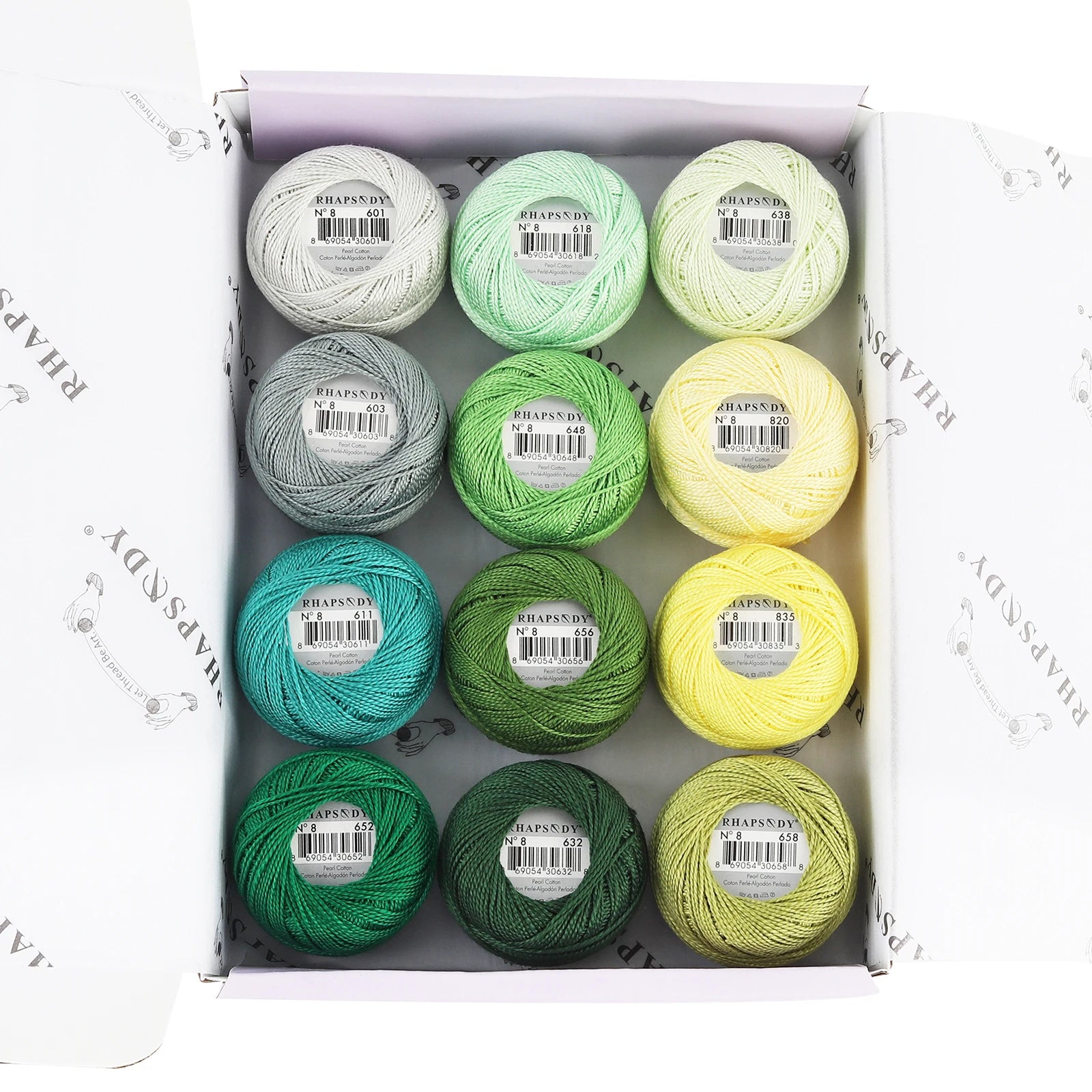 Pearl Cotton Crochet Thread for Embroidery Sewing and Needlework Crafts