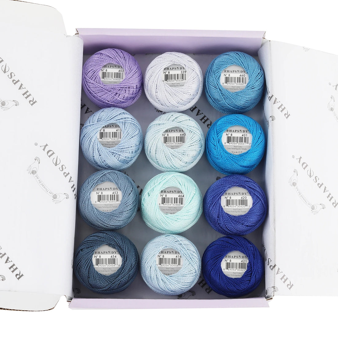 Pearl Cotton Crochet Thread for Embroidery Sewing and Needlework Crafts