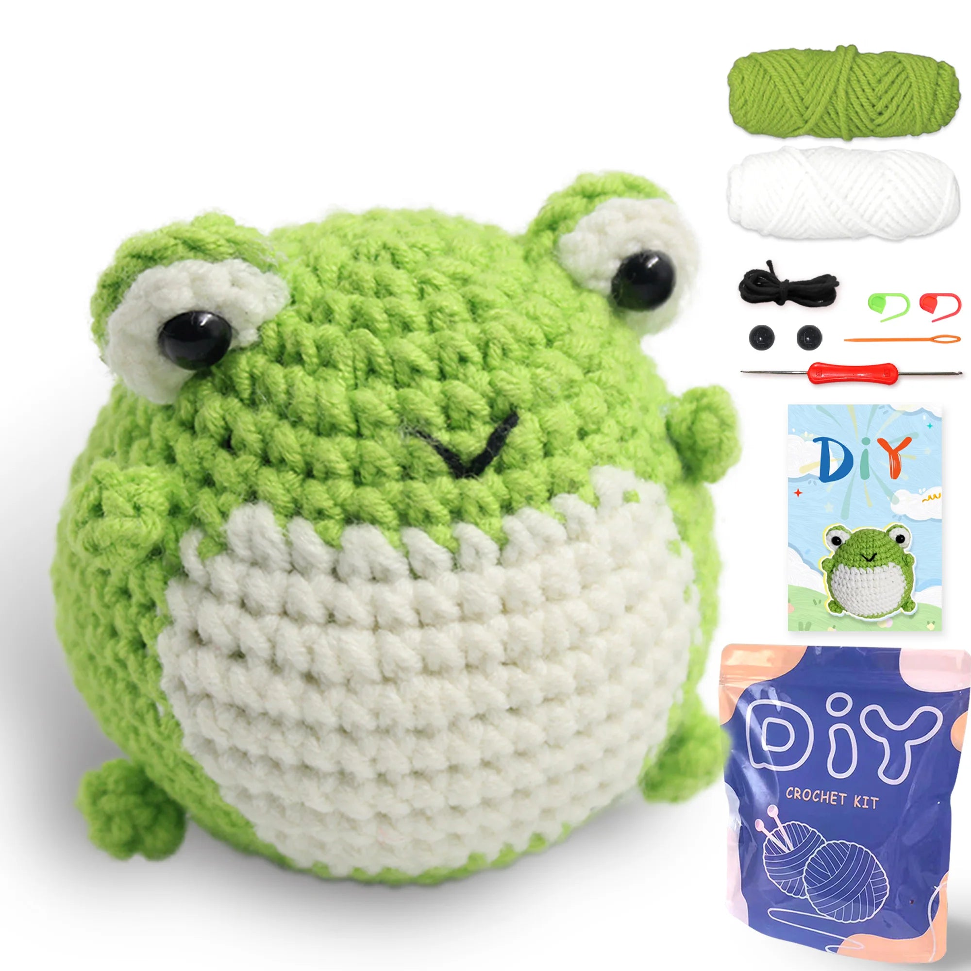 Animal Crochet Starter Kit for Beginners DIY Knitting Craft Set