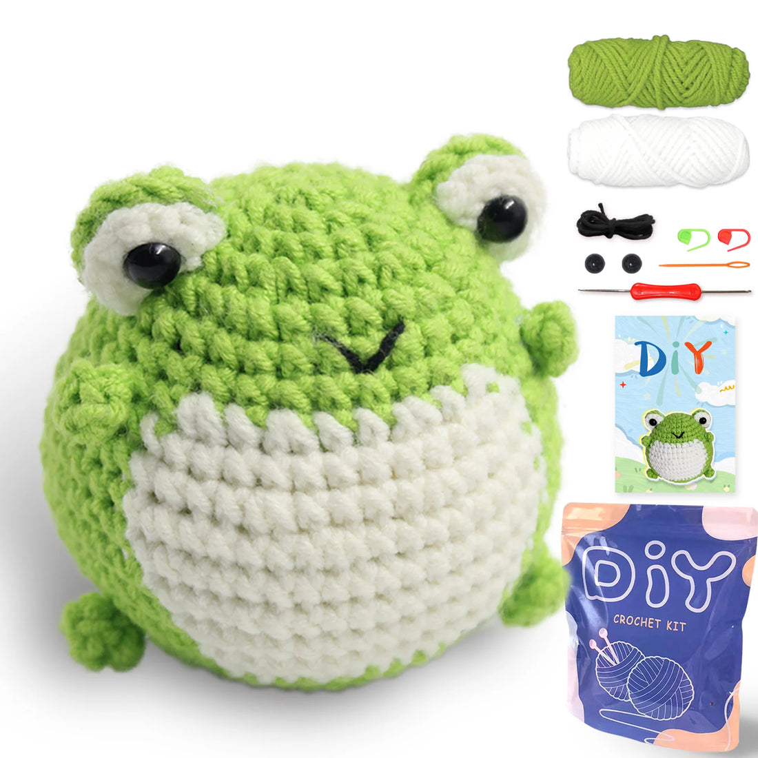Animal Crochet Starter Kit for Beginners DIY Knitting Craft Set