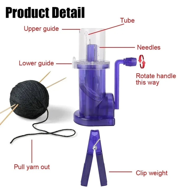 Mini Rope Braiding Machine for DIY Sewing and Knitting Crafts