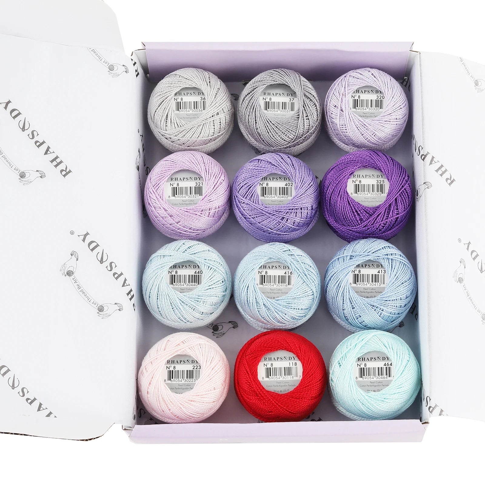 Pearl Cotton Crochet Thread for Embroidery Sewing and Needlework Crafts
