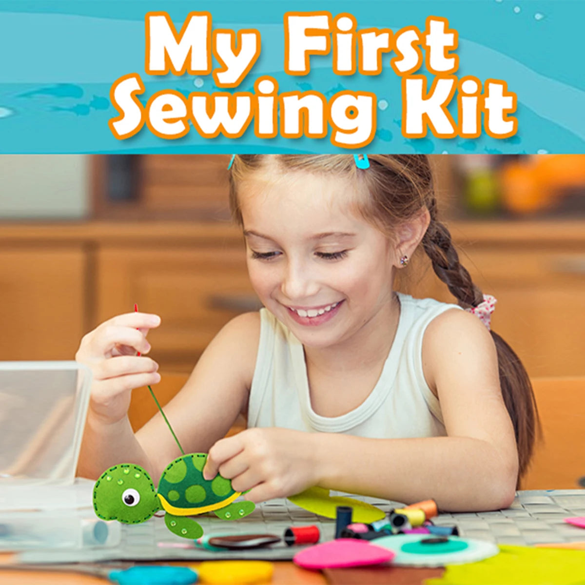 Sea Animals Felt Sewing Craft Kit for Kids Educational DIY Fun