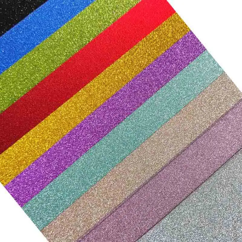 Glitter Origami Paper Set for Crafts Scrapbooking and Card Layering