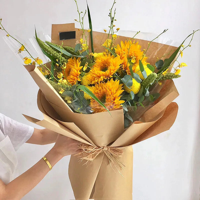 Eco-Friendly Brown Kraft Paper Roll for Packaging and DIY Crafts