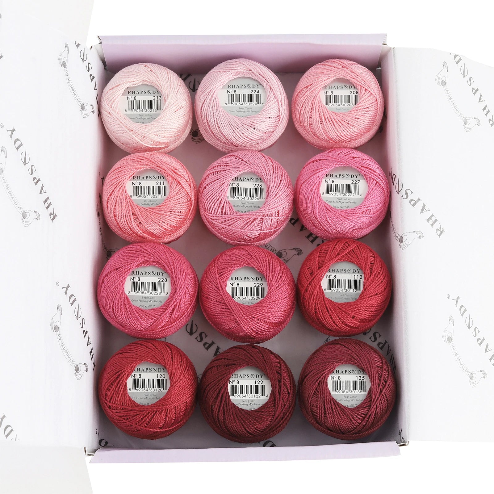 Pearl Cotton Crochet Thread for Embroidery Sewing and Needlework Crafts