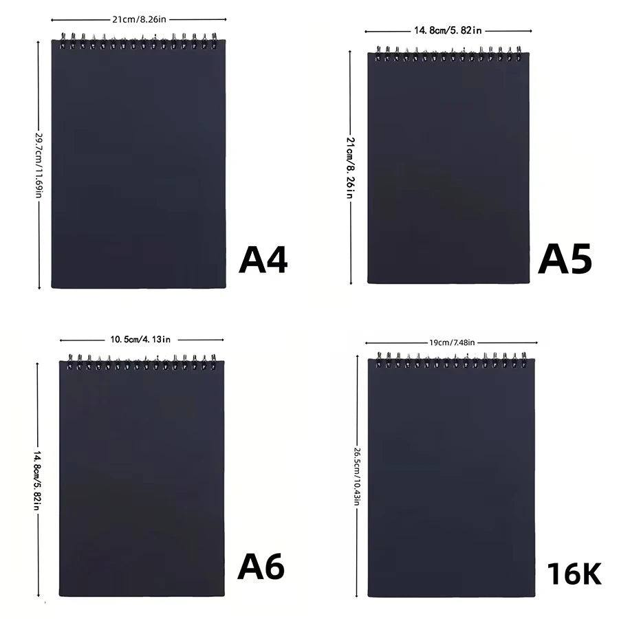 30-Sheet Spiral Sketch Book Acid Free Drawing Pad for Artists