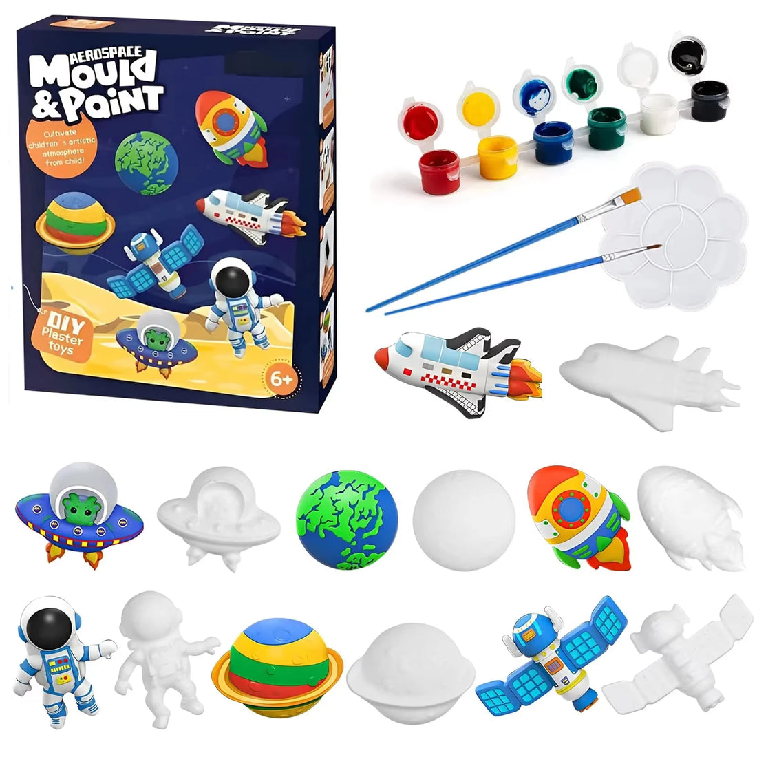 DIY Dinosaur Space Painting Craft Kit Educational Art Set for Kids