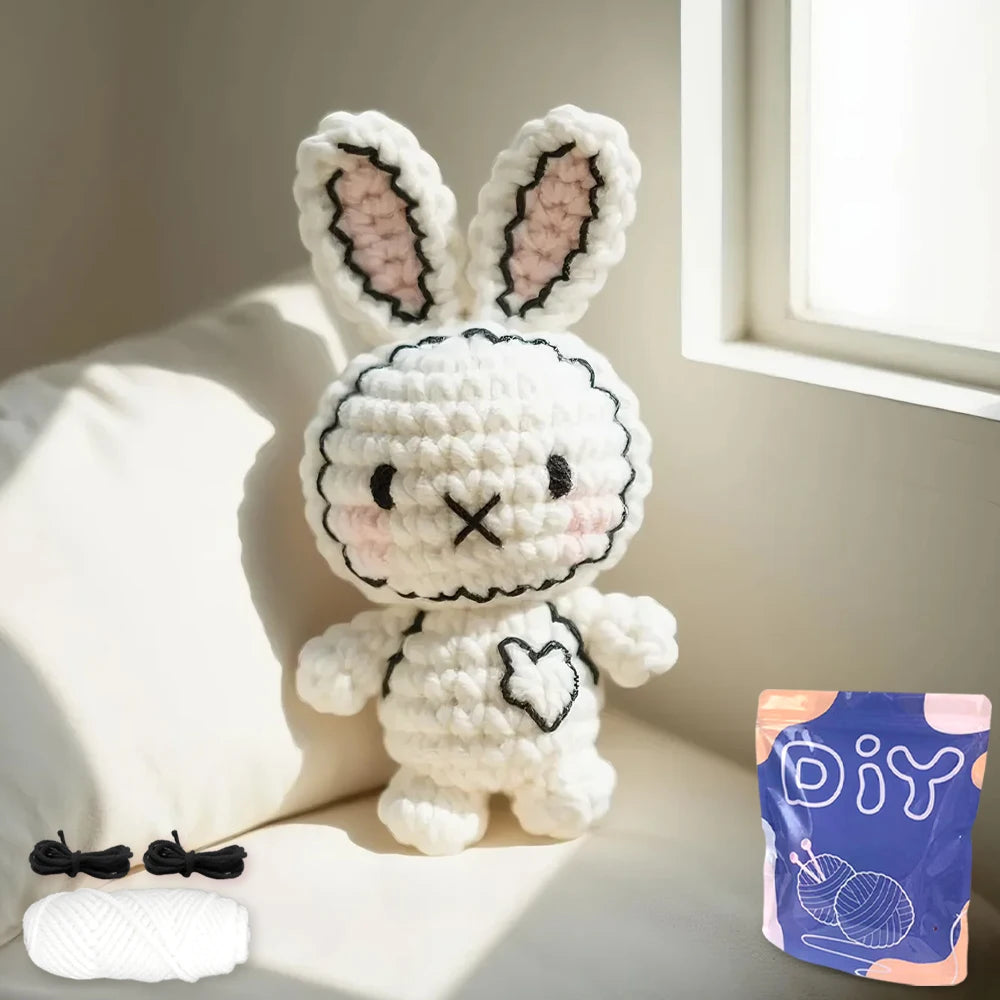 Animal Crochet Starter Kit for Beginners DIY Knitting Craft Set