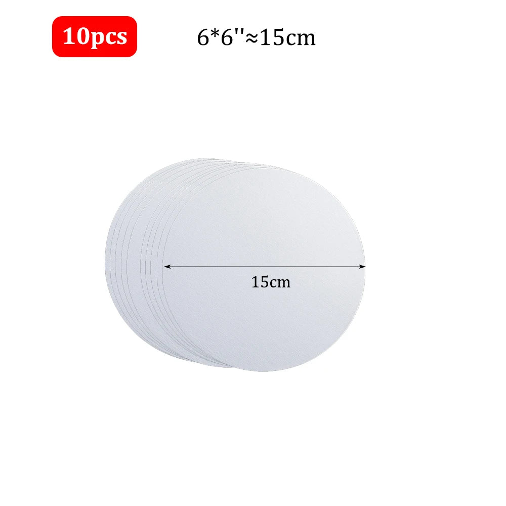 10pcs Primed Cotton Canvas Boards for Acrylic and Oil Painting