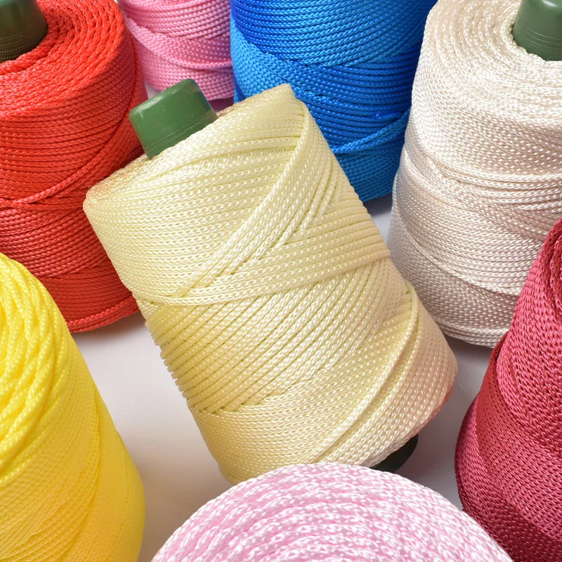 Summer Ice Rope Crochet Yarn for DIY Bags and Hats Crafts
