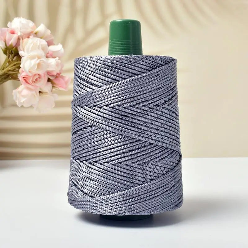 Summer Ice Rope Crochet Yarn for DIY Bags and Hats Crafts