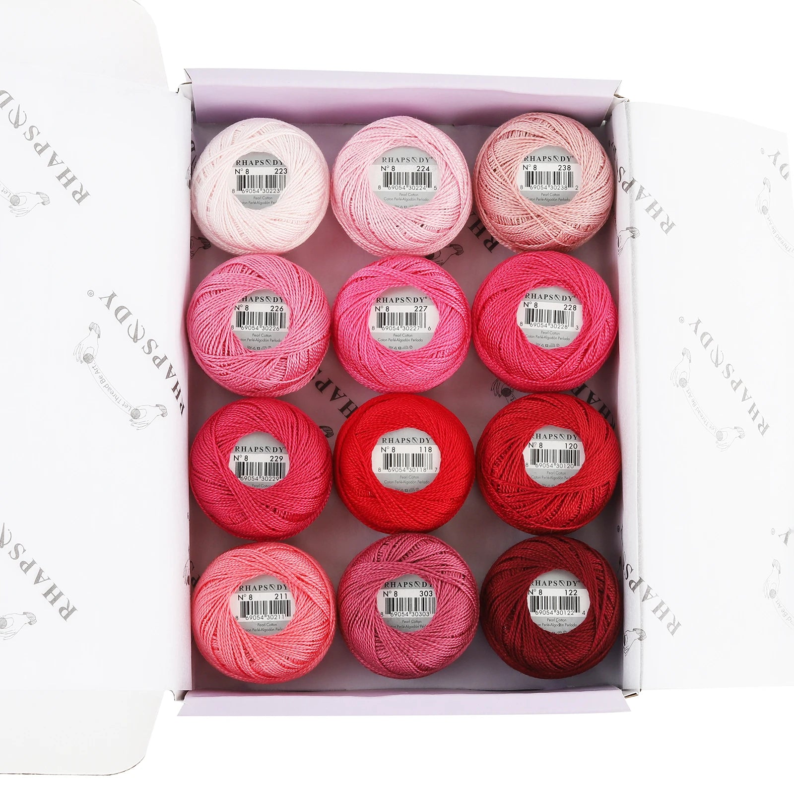 Pearl Cotton Crochet Thread for Embroidery Sewing and Needlework Crafts