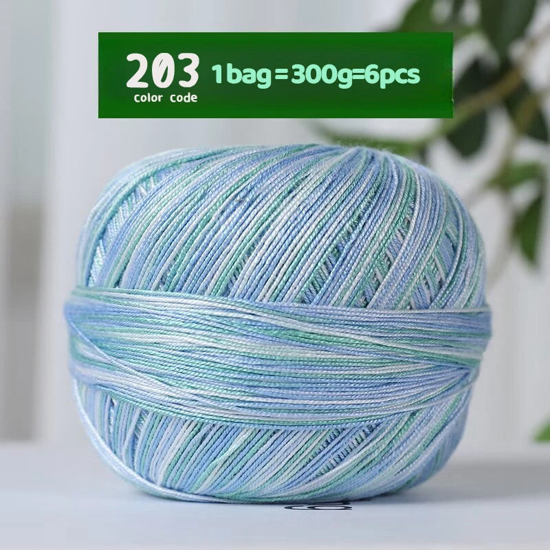 Fine Lace Crochet Yarn for Summer Knitting and DIY Crafts