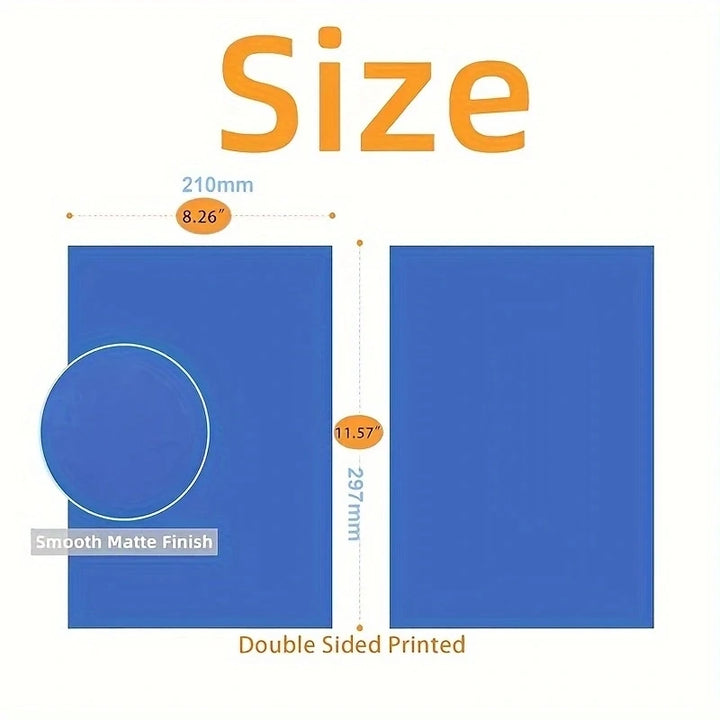 A4 Colored Cardstock Paper Set for DIY Crafts and Scrapbooking