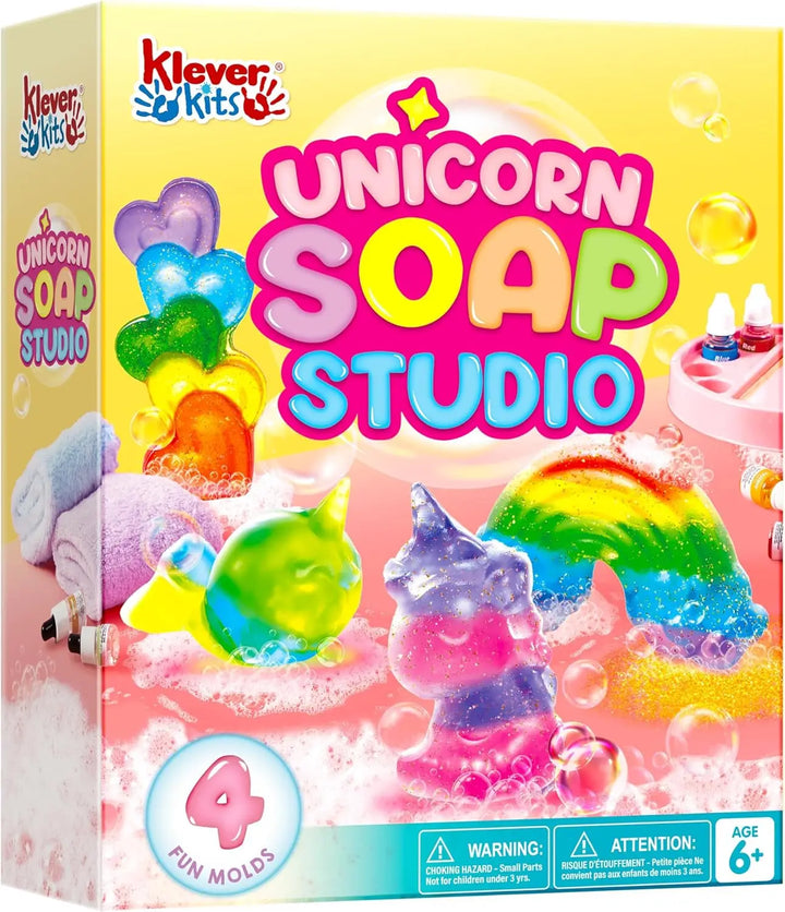 Unicorn Soap Making Craft Kit for Kids STEM DIY Gift Fun