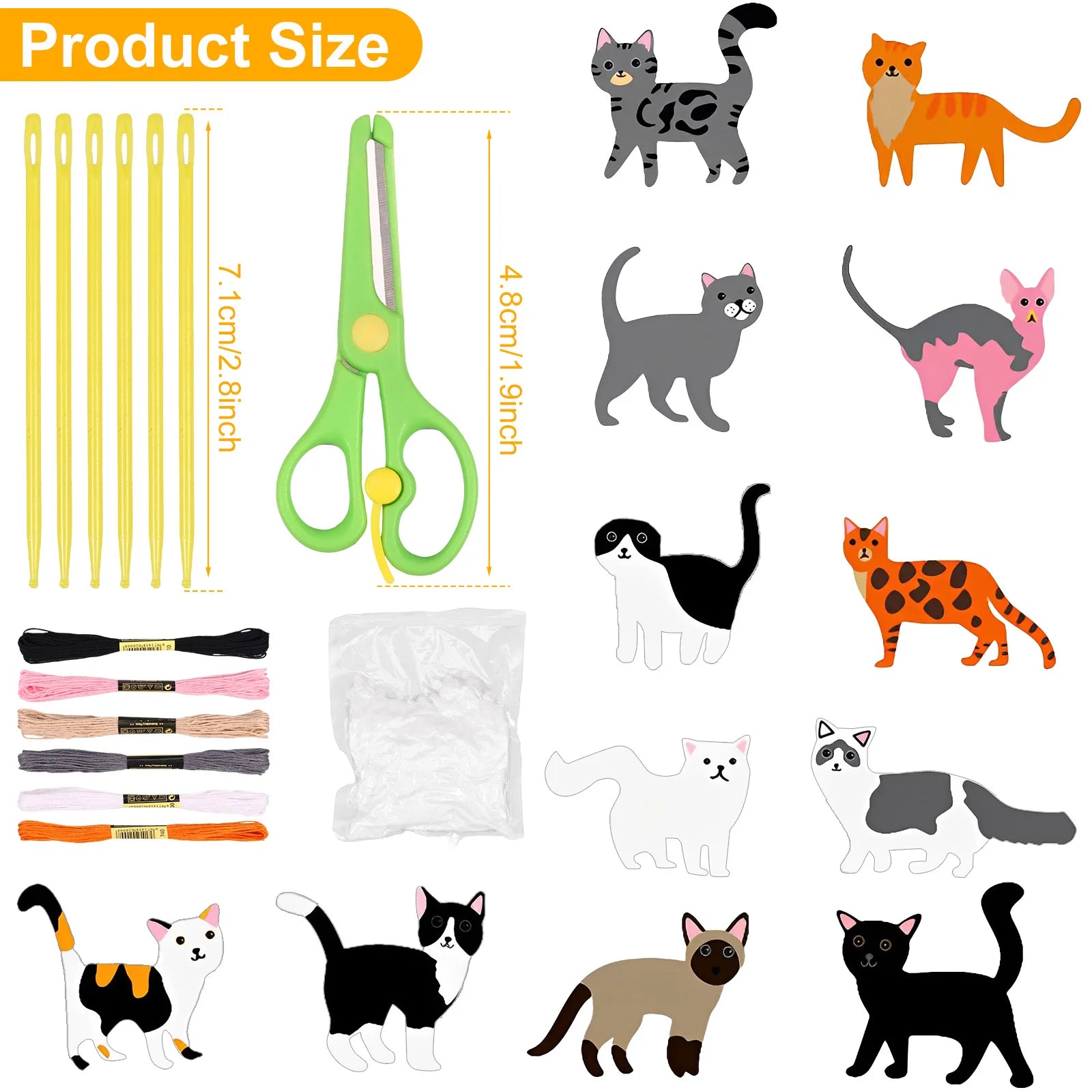 Sea Animals Felt Sewing Craft Kit for Kids Educational DIY Fun