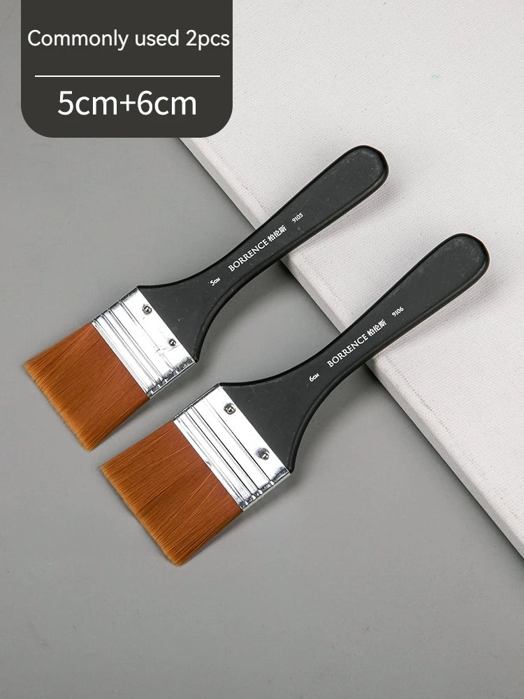 Memory Nylon Paint Brush Set for Acrylic Watercolor and Oil