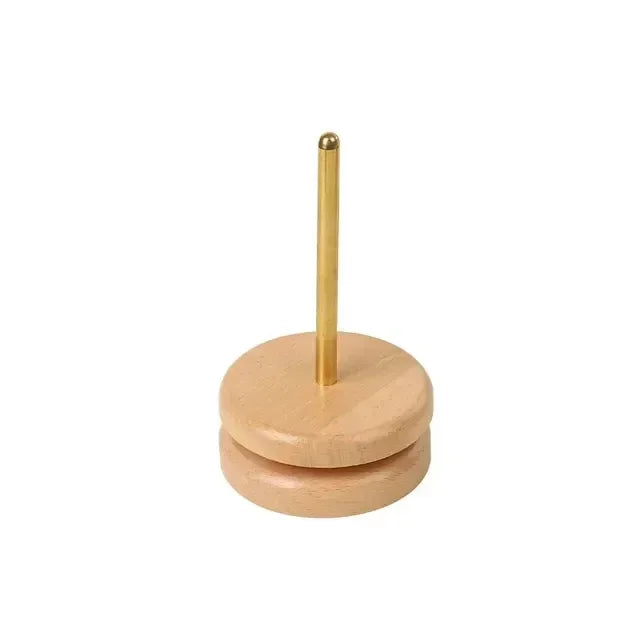 Wooden Yarn Holder Stand for Crochet Knitting Sewing Thread Tools