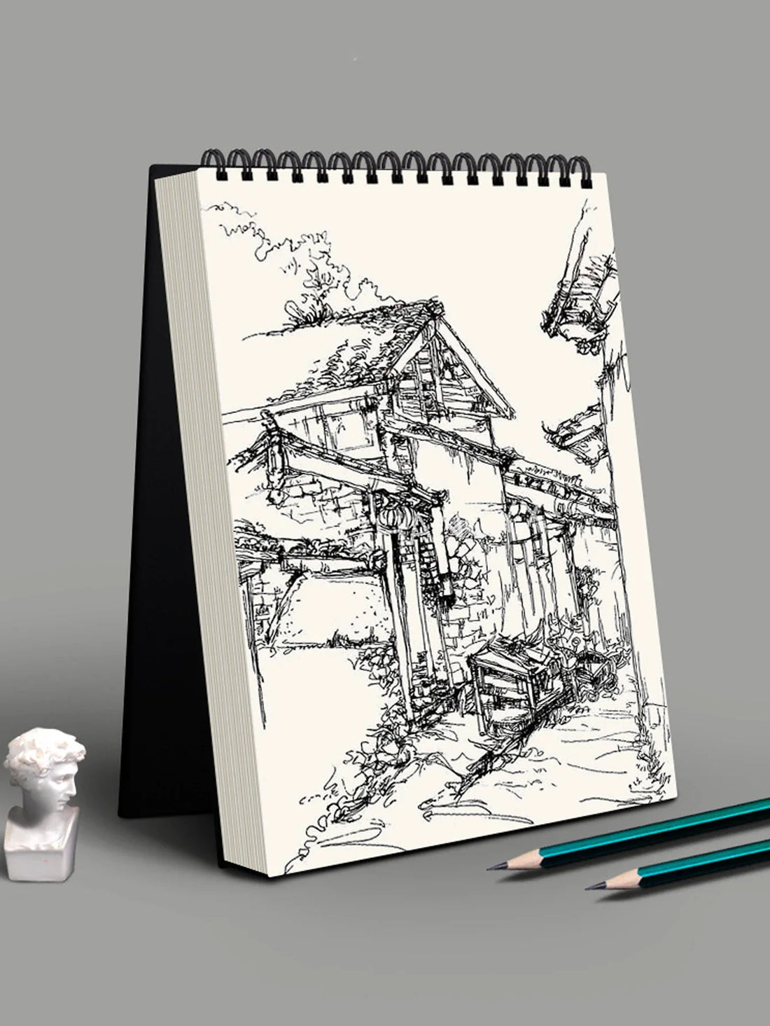 30-Sheet Spiral Sketch Book Acid Free Drawing Pad for Artists