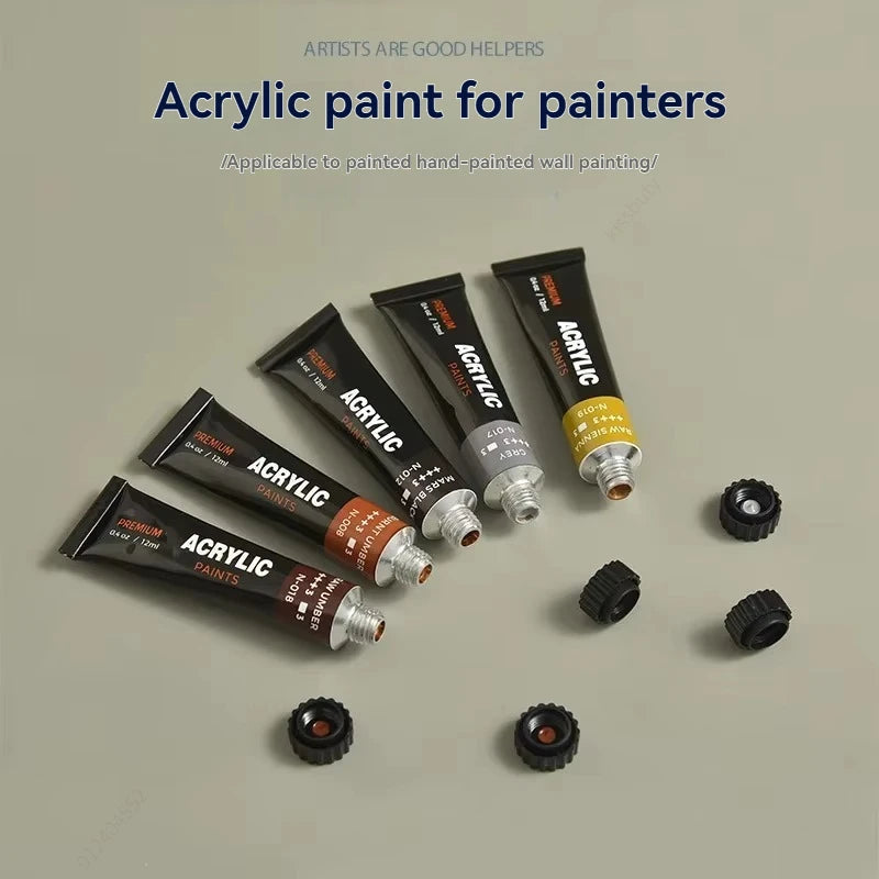 Acrylic Paint Set Multi-Color Art Supplies for DIY Craft Painting