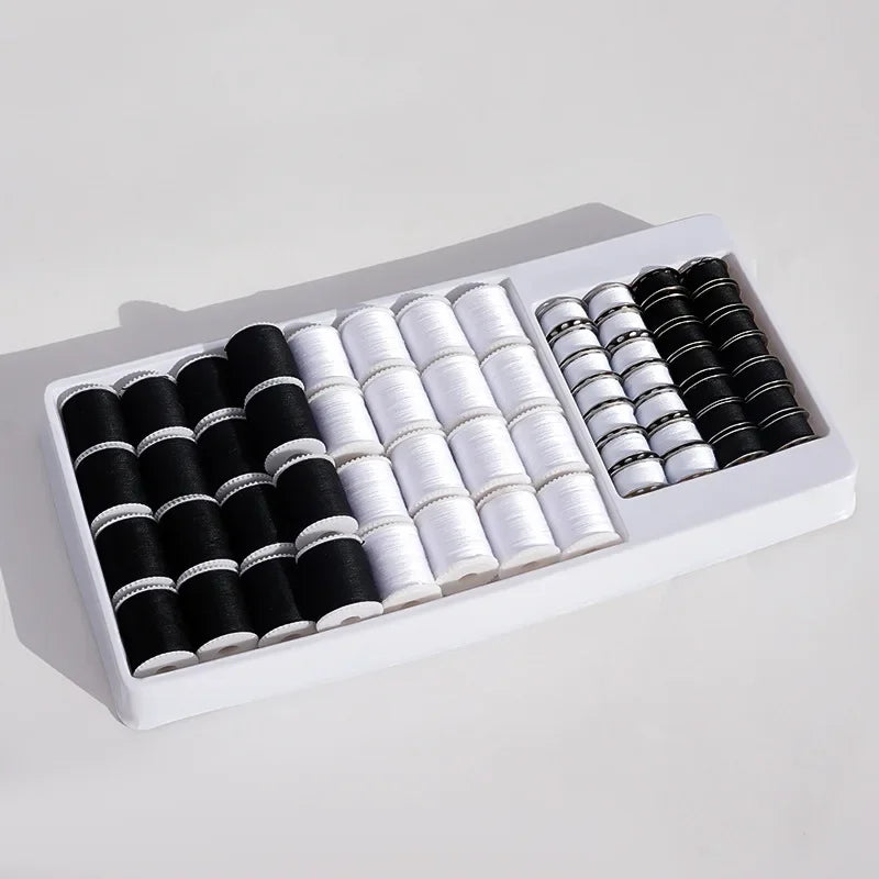 Polyester Sewing Thread Set with Bobbins for DIY Sewing Projects