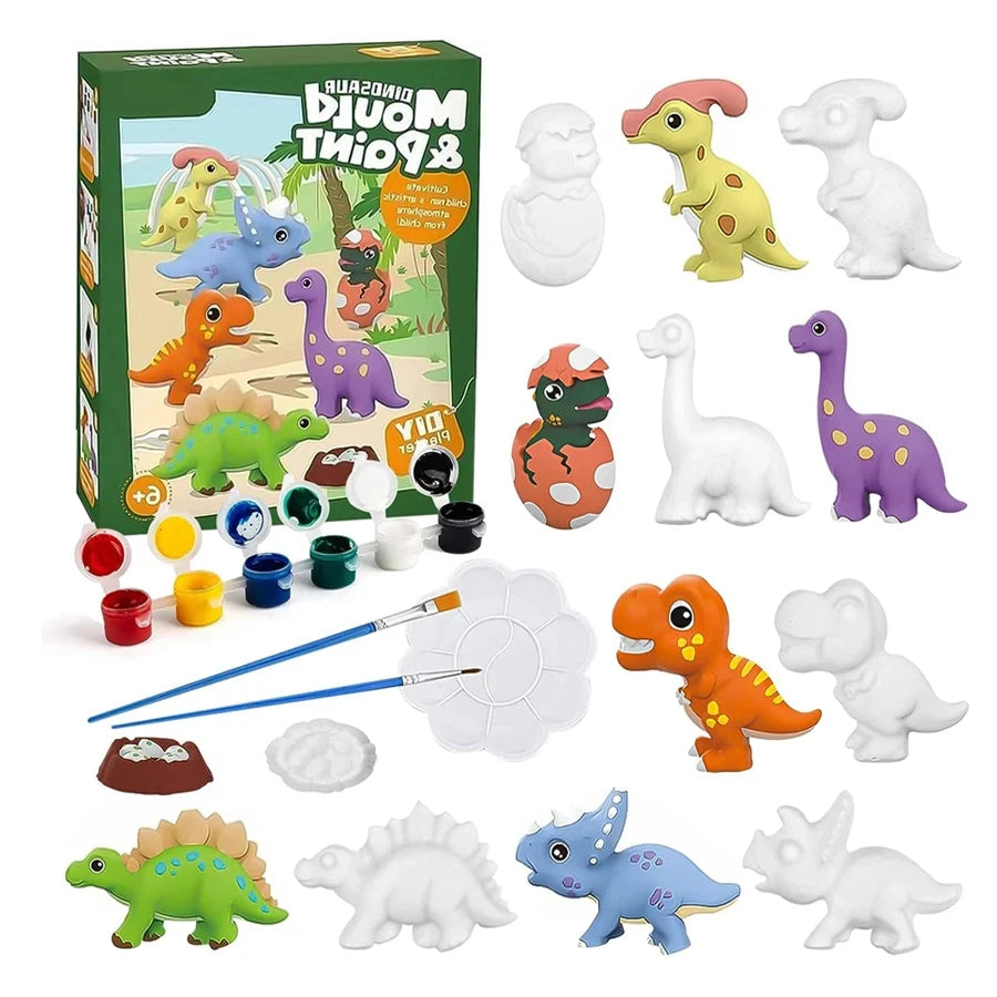 DIY Dinosaur Space Painting Craft Kit Educational Art Set for Kids