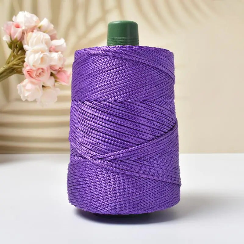 Summer Ice Rope Crochet Yarn for DIY Bags and Hats Crafts