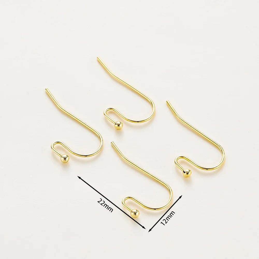 20pc Gold Plated Earring Wires & Hook Findings Set | 6 Styles | DIY Jewelry Making